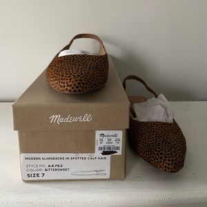 Madewell Slingbacks. Size 7.